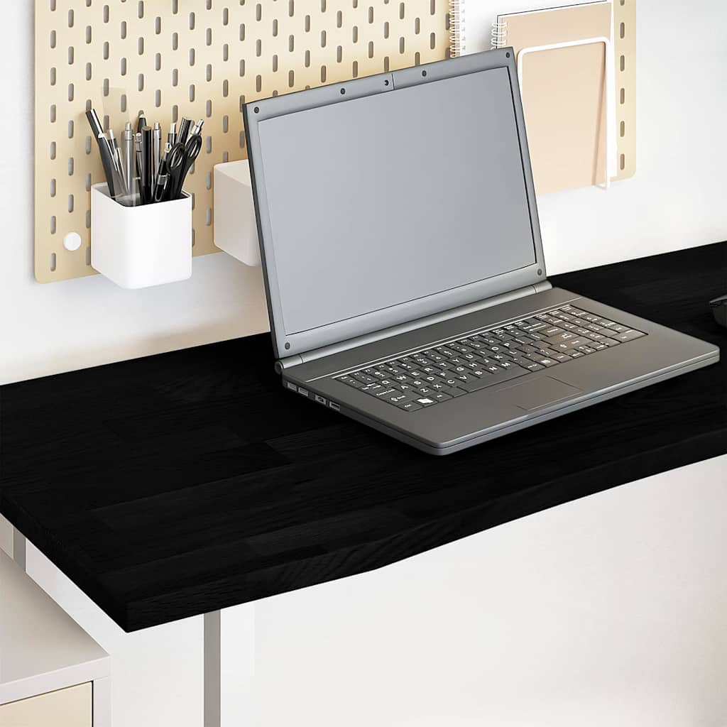 vidaXL Tablero escritorio 160x60x2,5cm rectangular madera maciza roble