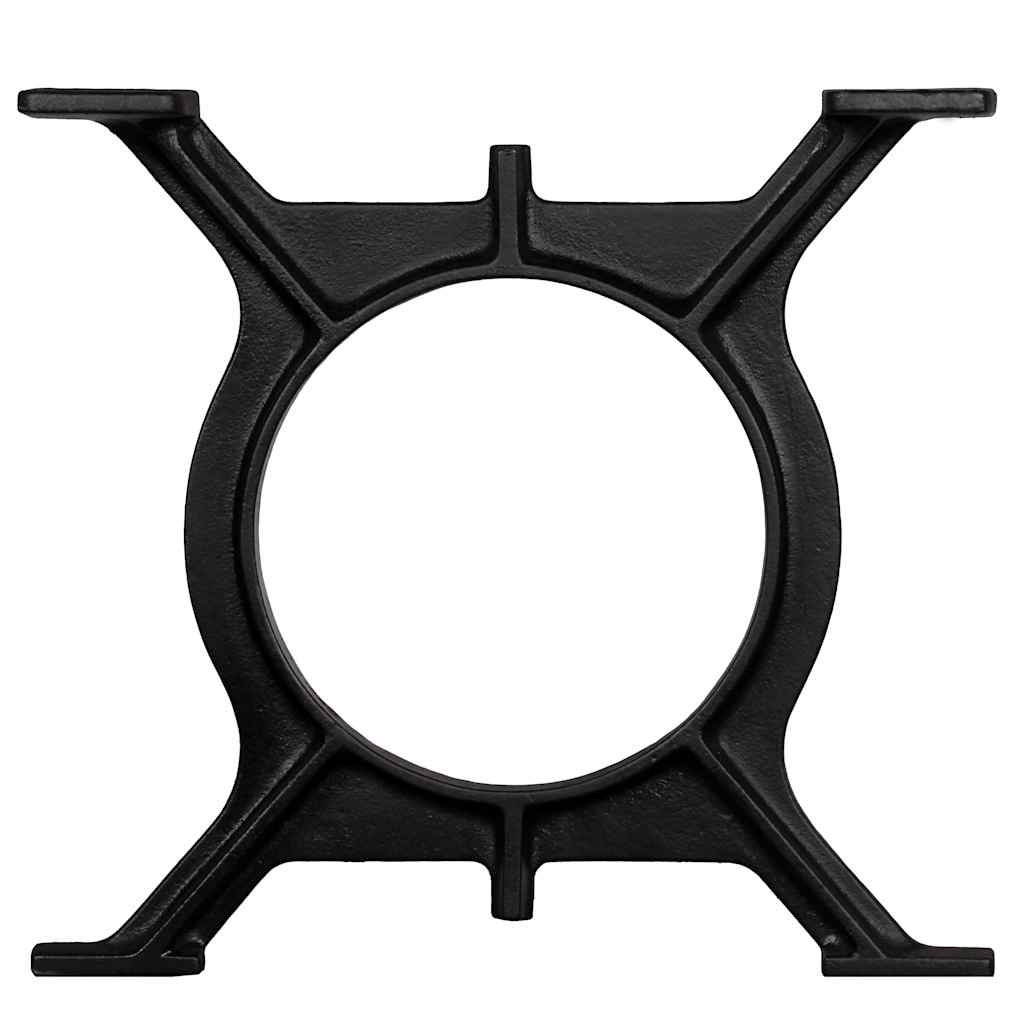 vidaXL Patas de mesa de comedor en O hierro fundido 2 unidades - Image 6