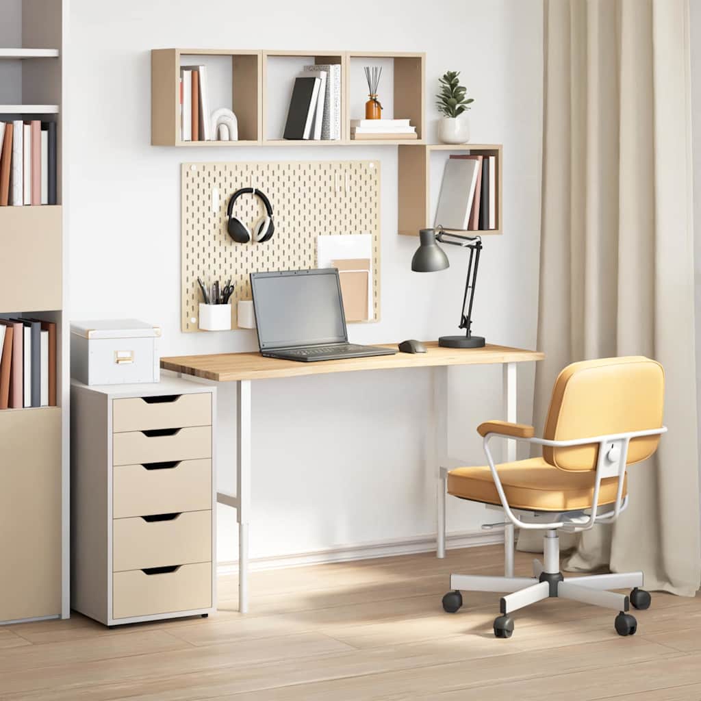 vidaXL Tablero escritorio rectangular madera maciza roble sin tratar - Image 3