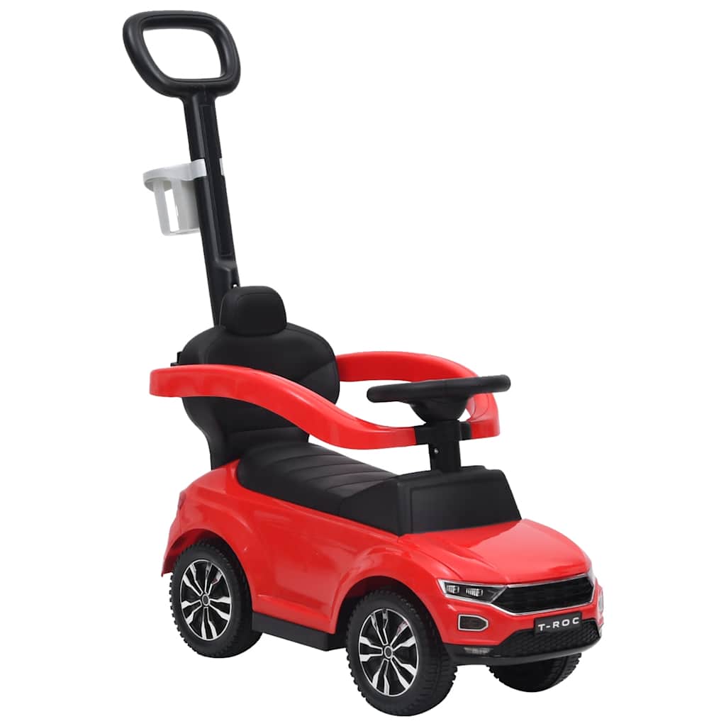 vidaXL Coche correpasillos Volkswagen T-Roc rojo
