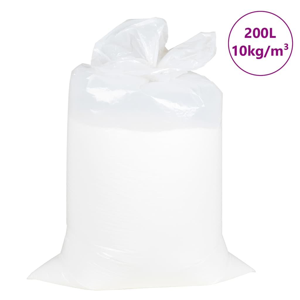 vidaXL Relleno para puf EPS 200 L blanca 10 kg/m³