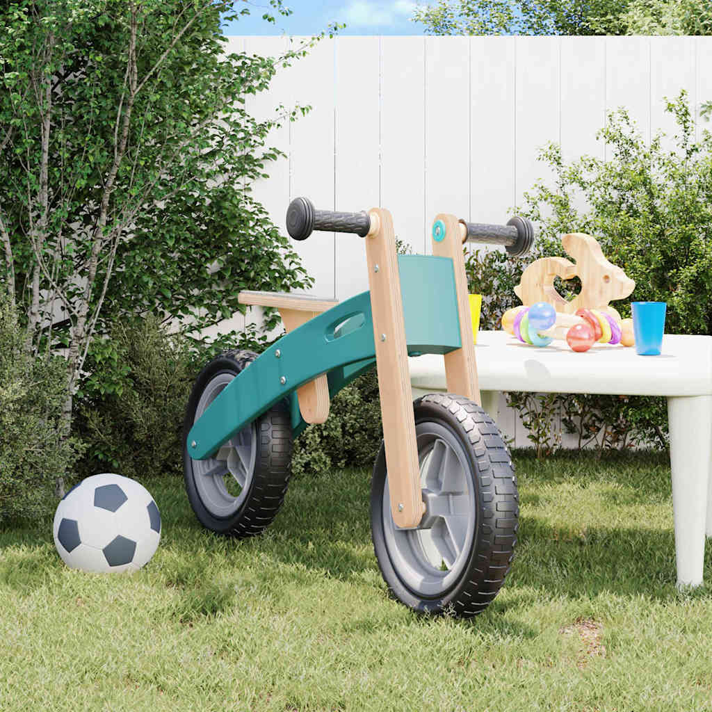 vidaXL Bicicleta sin pedales para niños azul claro - Image 3
