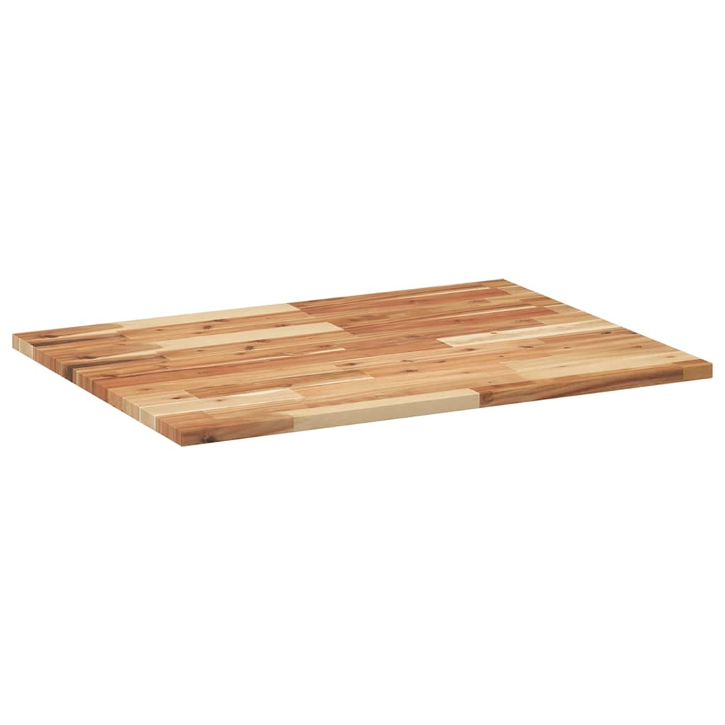 vidaXL Tablero escritorio madera maciza acacia sin tratar 80x60x2 cm - Image 4