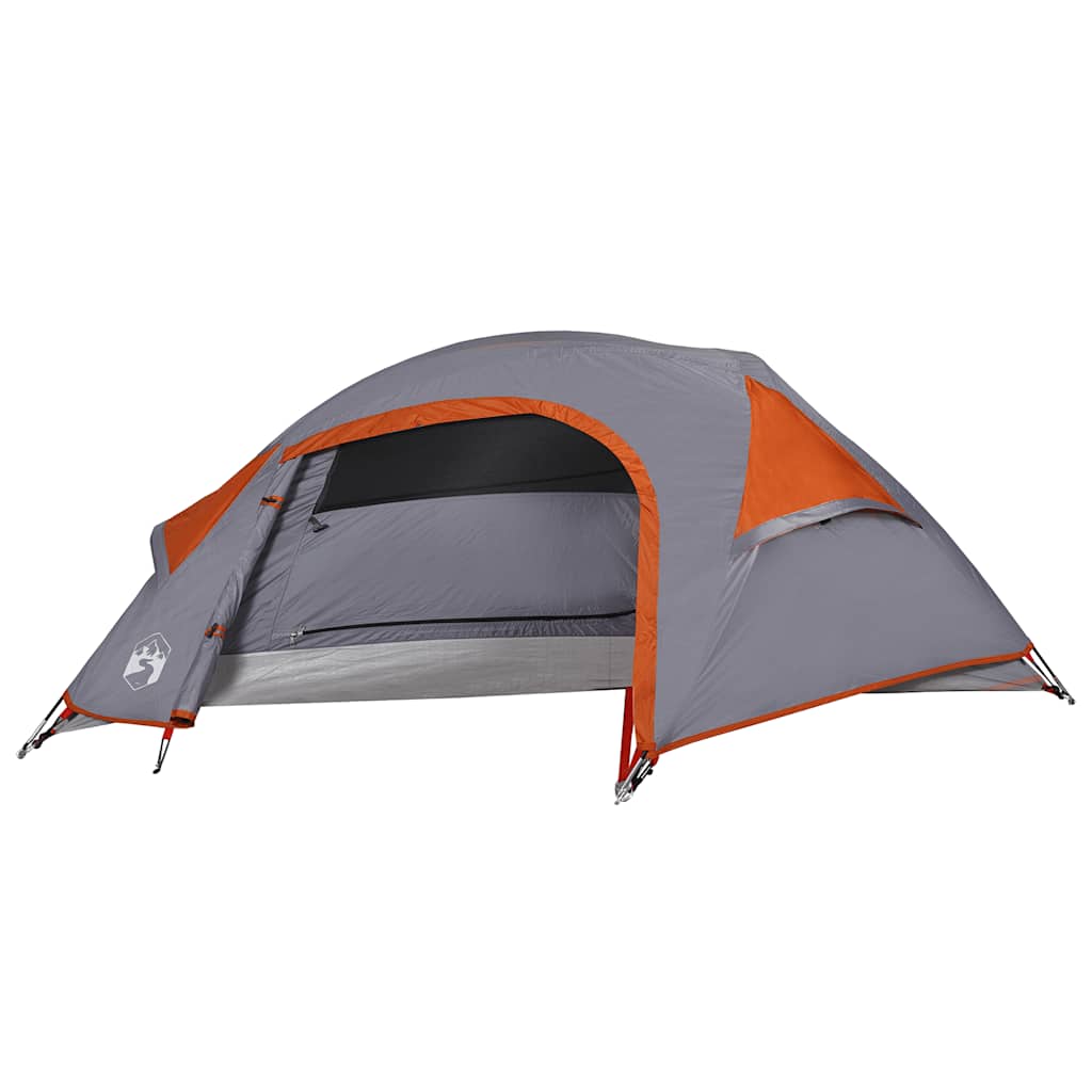 vidaXL Tienda de campaña iglú para 1 persona impermeable naranja - Image 6