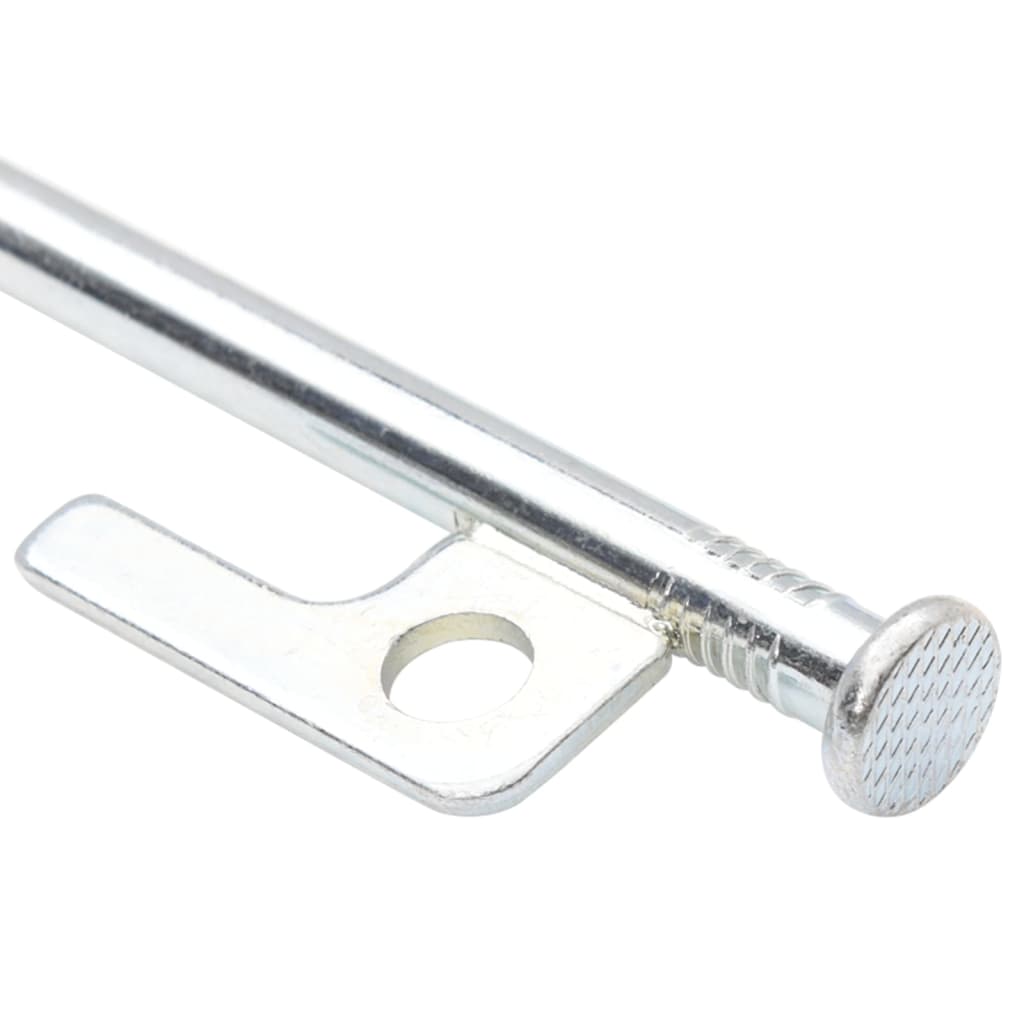 vidaXL Clavijas para tienda 24 uds acero galvanizado 20 cm 9 mm - Image 5
