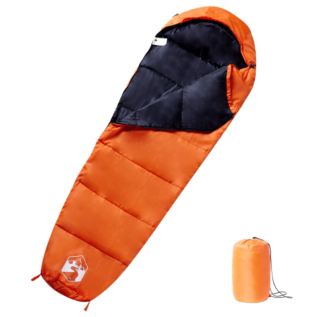 vidaXL Saco de dormir tipo momia de camping para adultos 3 estaciones
