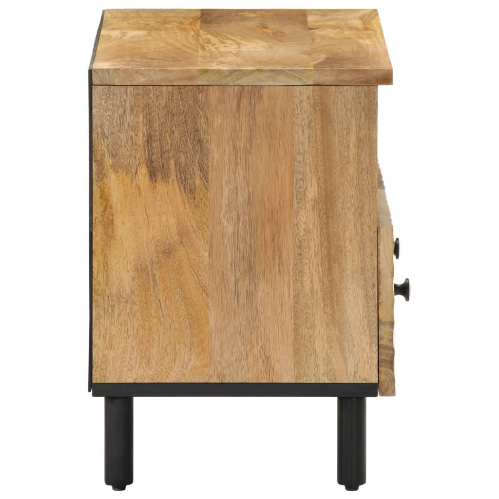 vidaXL Mueble de TV madera maciza de mango 70x33x46 cm - Image 5