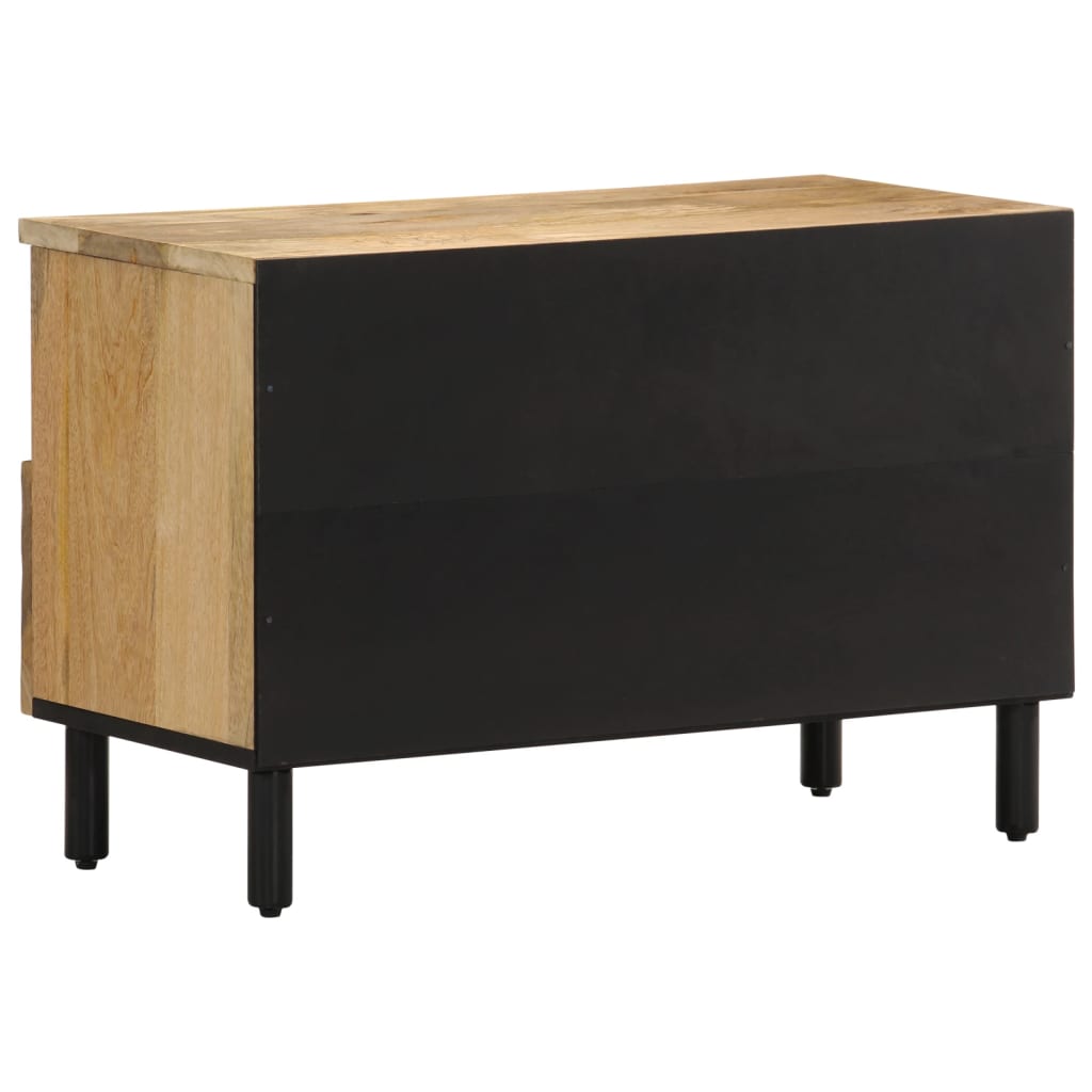 vidaXL Mueble de TV madera maciza de mango 70x33x46 cm - Image 6