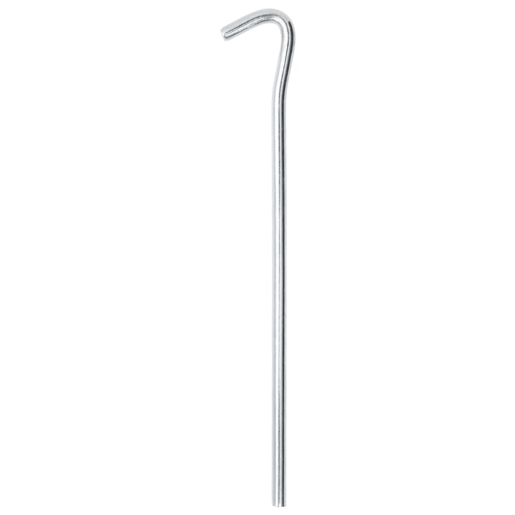 vidaXL Clavijas para tienda 25 uds acero galvanizado 23 cm Ø7 mm - Image 3