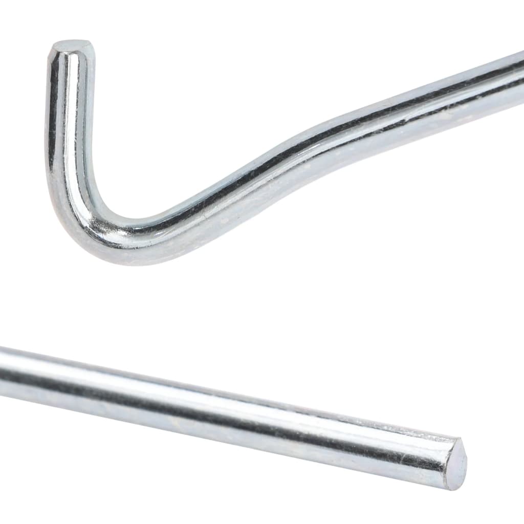 vidaXL Clavijas para tienda 25 uds acero galvanizado 23 cm Ø7 mm - Image 4