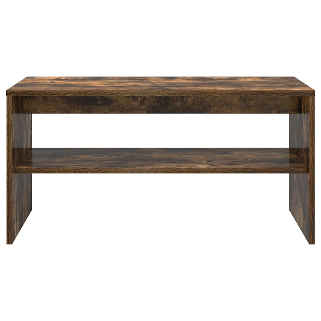 vidaXL Mueble de TV madera de ingeniería roble ahumado 80x40x40 cm - Image 5