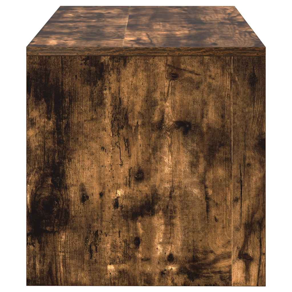 vidaXL Mueble de TV madera de ingeniería roble ahumado 80x40x40 cm - Image 6