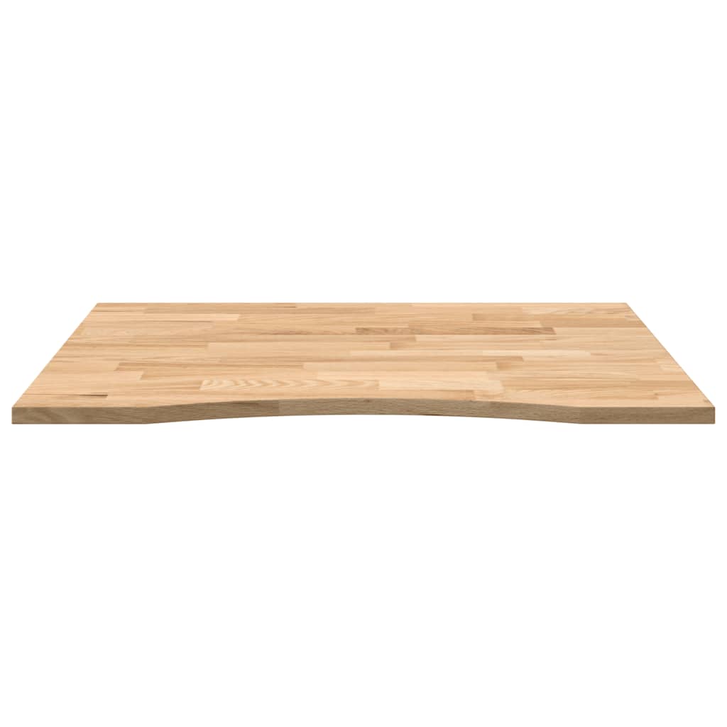vidaXL Tablero escritorio rectangular madera maciza roble sin tratar - Image 5
