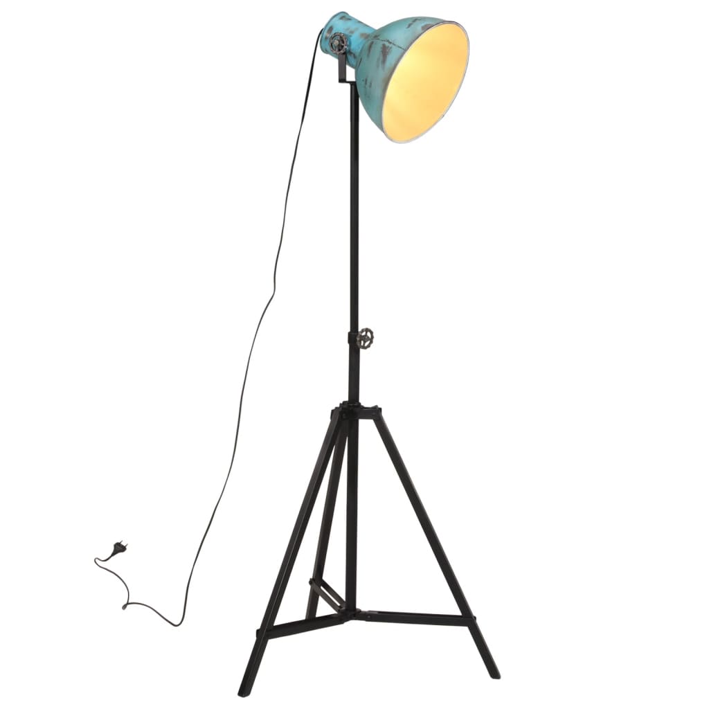 vidaXL Stehleuchte 25 W Blau 61x61x90/150 cm E27