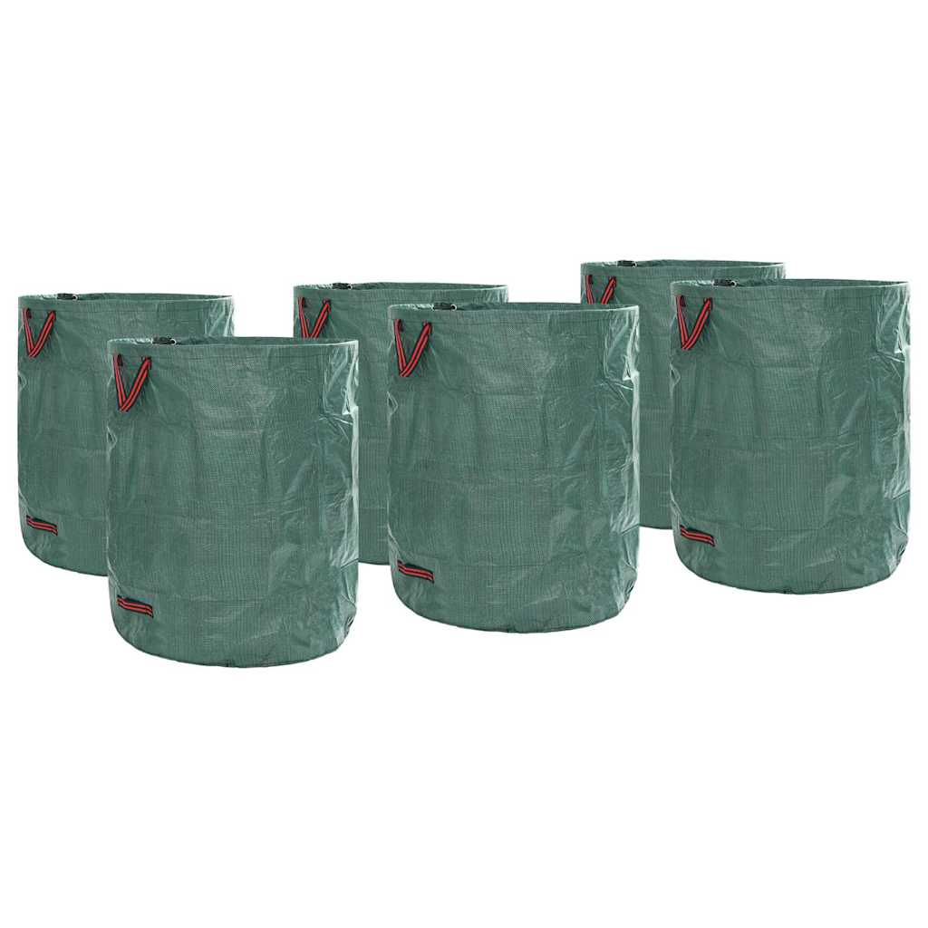 vidaXL Gartenmüllsäcke 12 pcs Grün 79 x 79 x 99.5 cm Polypropylen