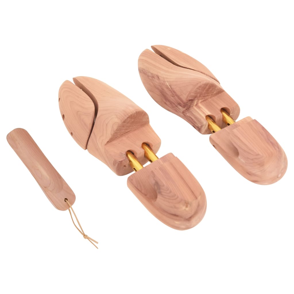 vidaXL Schuhspanner mit Schuhlöffel EU 40-41 Massivholz Zeder - Image 3