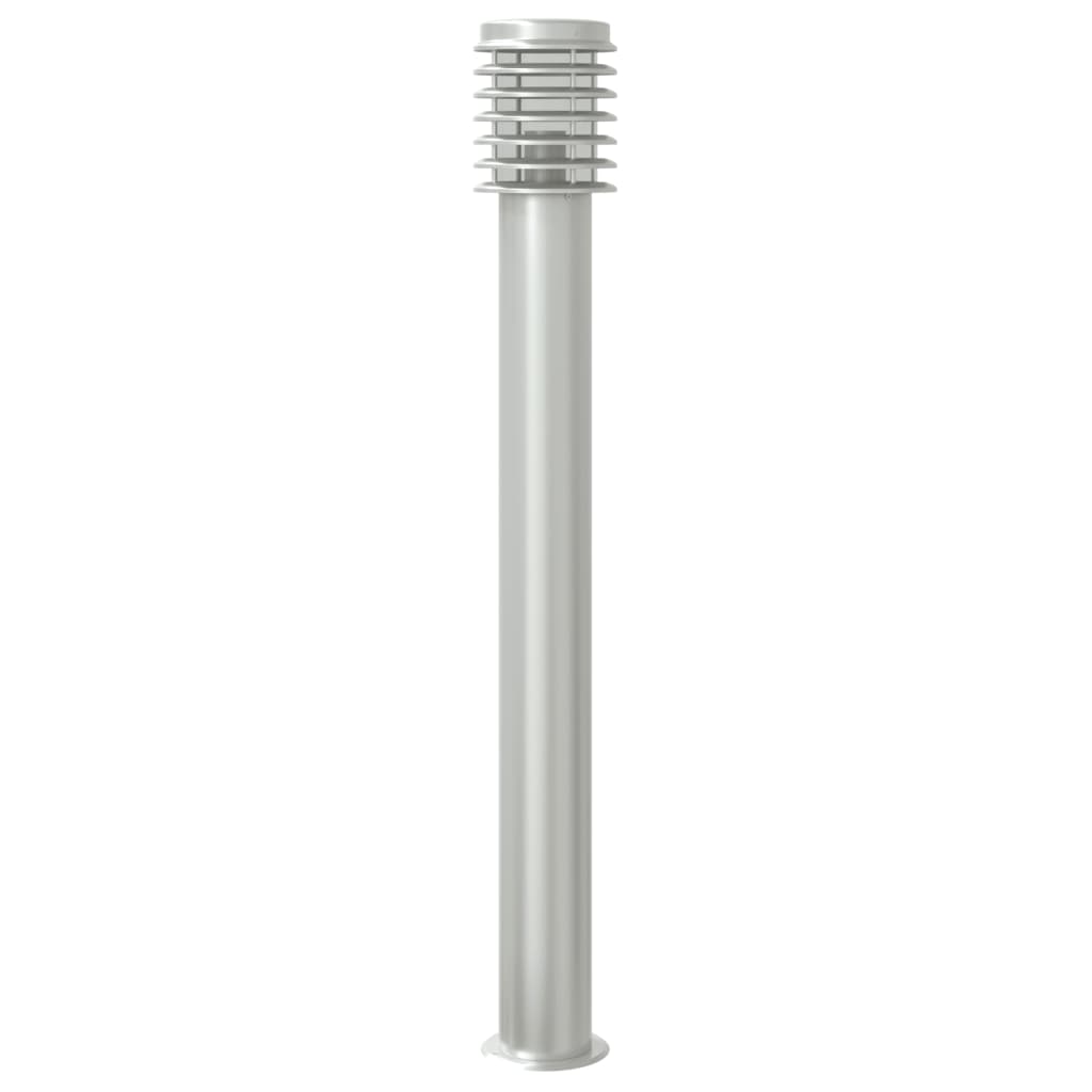 vidaXL Wegeleuchte Silbern 110 cm Edelstahl - Image 5
