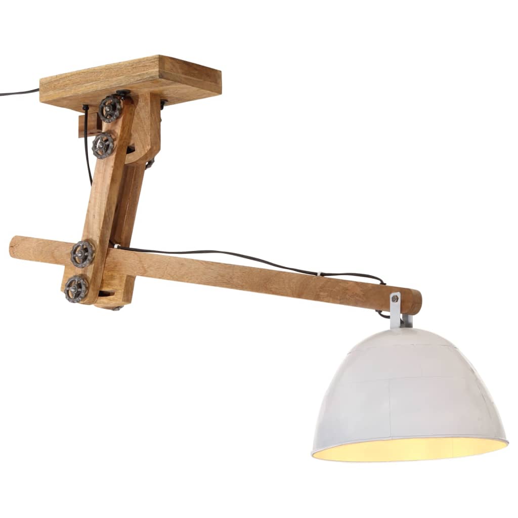 vidaXL Deckenleuchte 25 W Weiß 105x30x65-108 cm E27