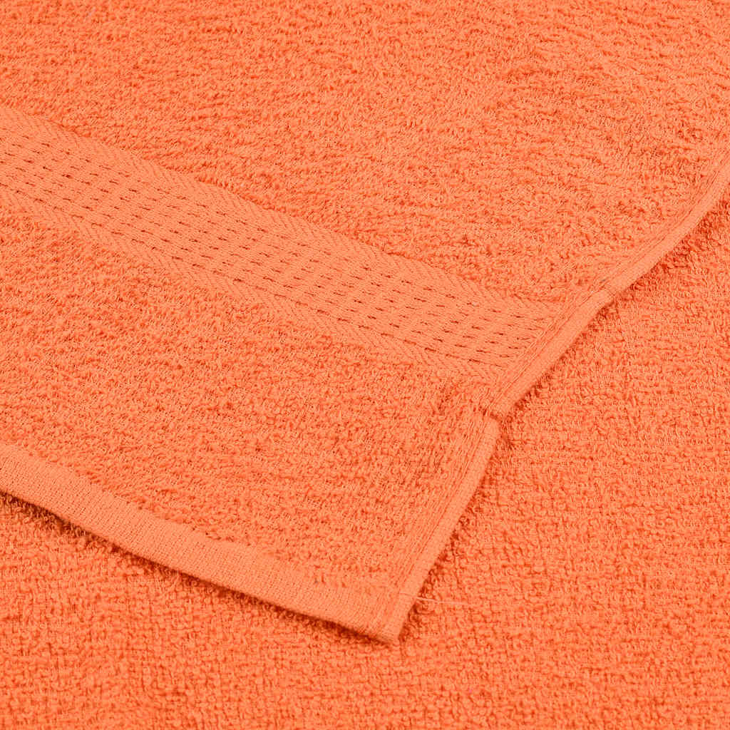 vidaXL Gästetücher 2 Stk. Orange 30x50 cm 360 g/m² 100% Baumwolle - Image 6