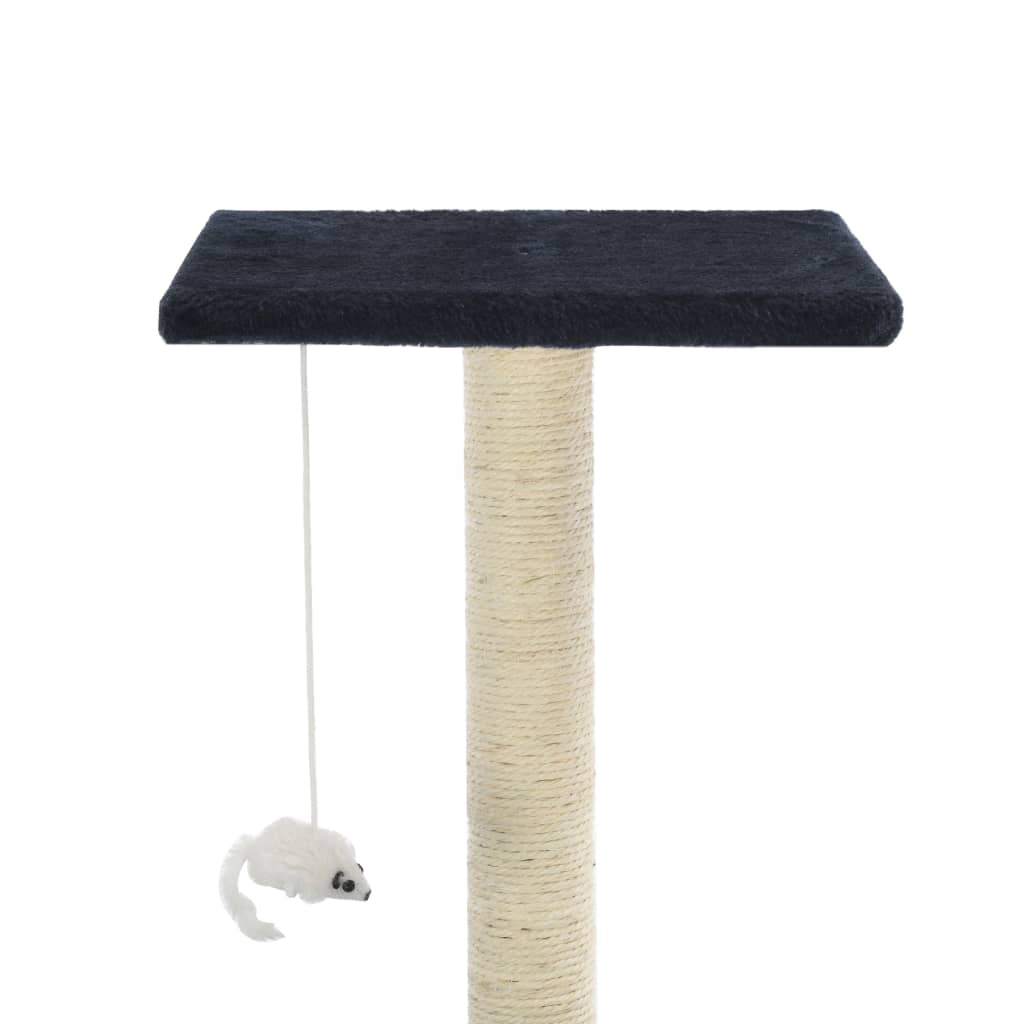 vidaXL Katzen-Kratzbaum Sisal 95 cm Dunkelblau - Image 6