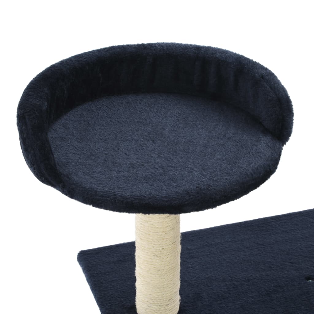 vidaXL Katzen-Kratzbaum Sisal 95 cm Dunkelblau - Image 5