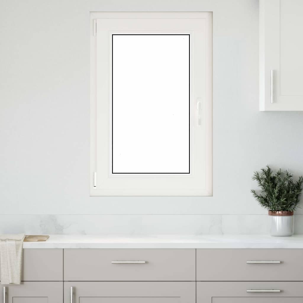 vidaXL Kellerfenster RISOR 60x90 cm Dreh Kipp DIN Links Anthrazit