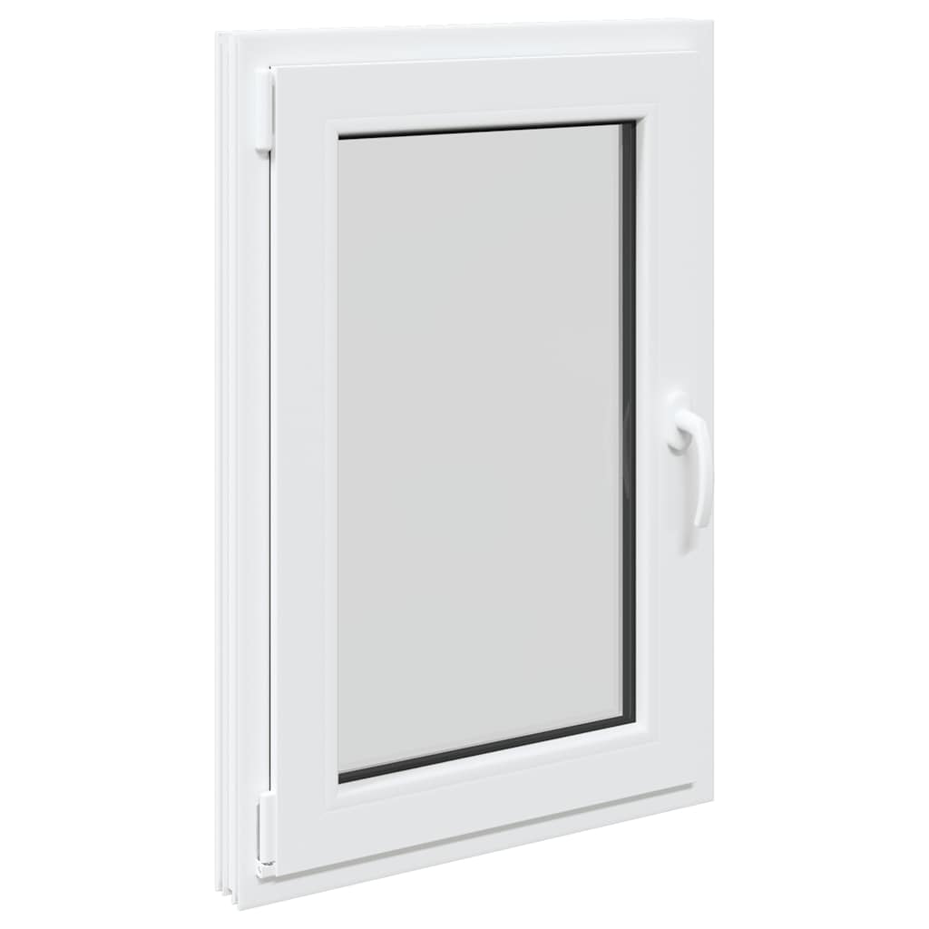 vidaXL Kellerfenster RISOR 60x90 cm Dreh Kipp DIN Links Weiß - Image 4
