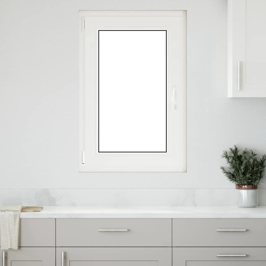 vidaXL Kellerfenster RISOR 60x80 cm Dreh Kipp DIN Links Weiß