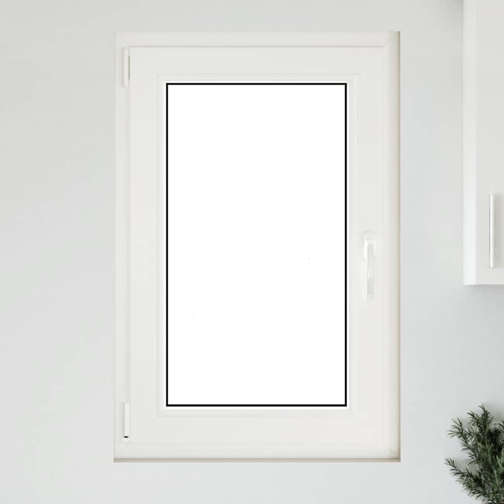 vidaXL Kellerfenster RISOR 60x80 cm Dreh Kipp DIN Links Weiß - Image 3