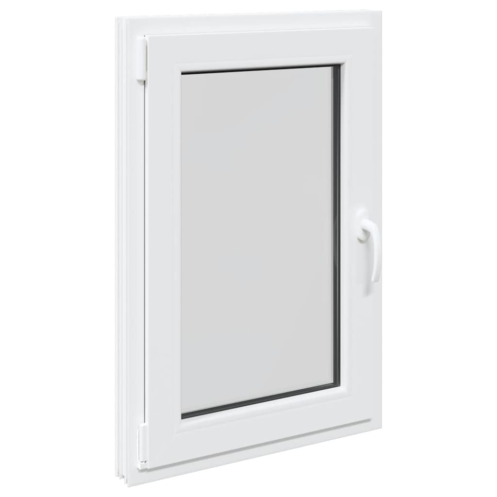 vidaXL Kellerfenster RISOR 60x80 cm Dreh Kipp DIN Links Weiß - Image 4