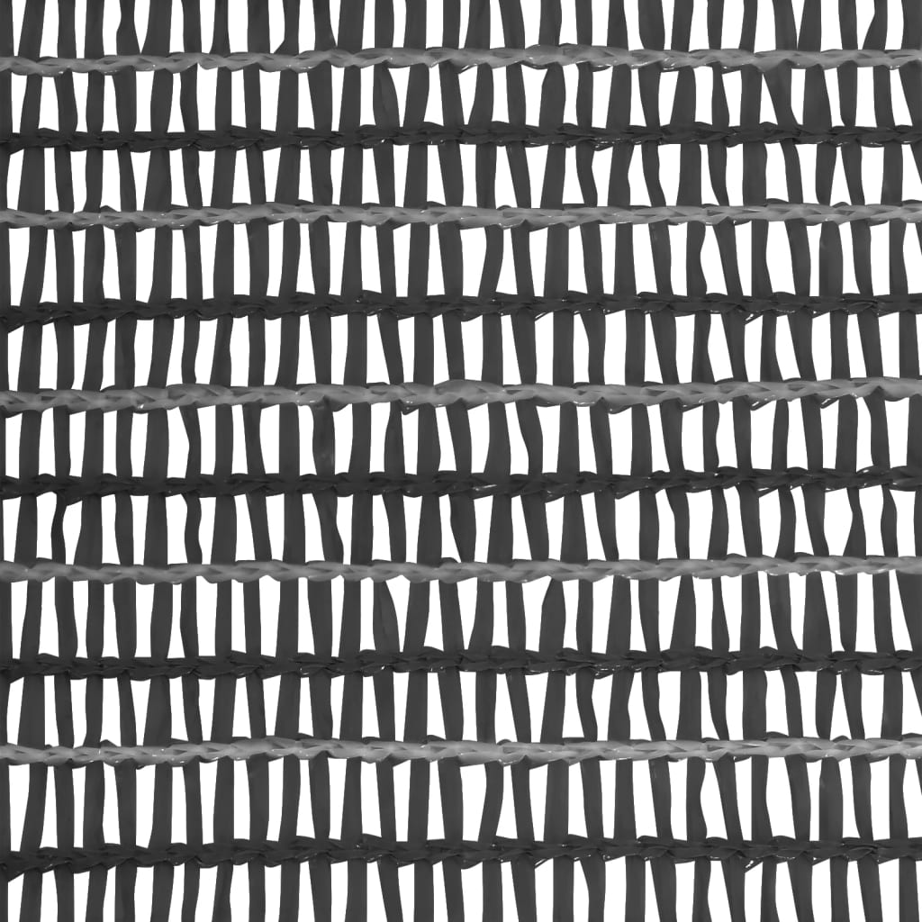 vidaXL Zaunblende Anthrazit 1,8x25 m HDPE 195 g/m² - Image 4