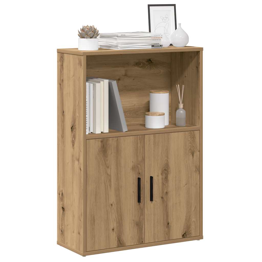 vidaXL Bücherregal Artisan-Eiche 60x24x85 cm Holzwerkstoff