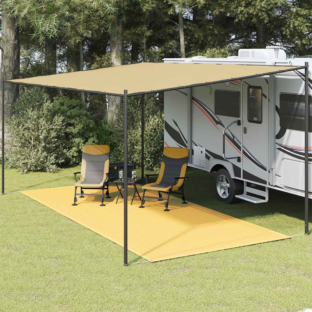 vidaXL Zeltteppich 250x550 cm Beige
