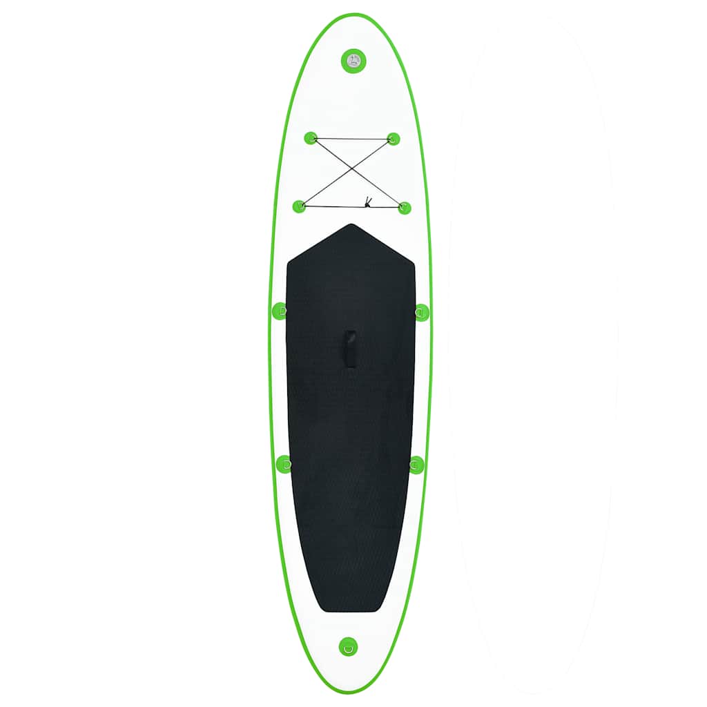 vidaXL SUP-Board-Set Aufblasbar Grün und Weiß - Image 4