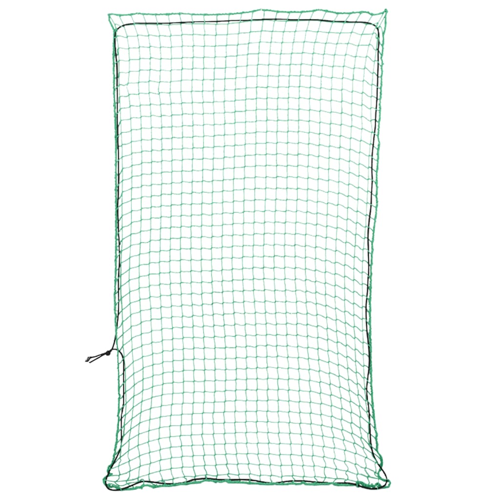 vidaXL Anhängernetz mit Gummiseil Grün 2,5x1,5 m PP
