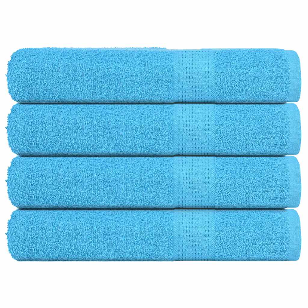 vidaXL Saunatücher 4 Stk. Türkis 80x200 cm 360 g/m² 100% Baumwolle