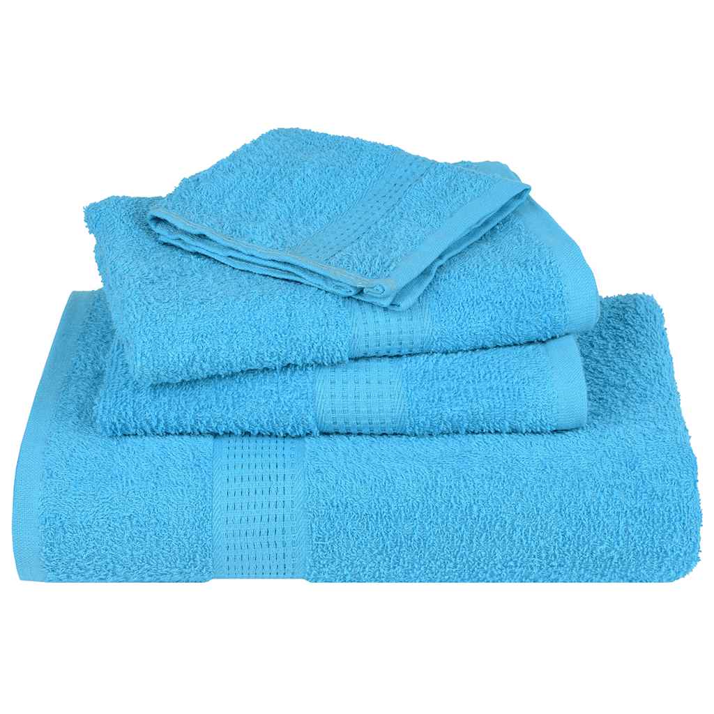vidaXL Badetücher 4 Stk. Türkis 100x150 cm 360 g/m² 100% Baumwolle - Image 4