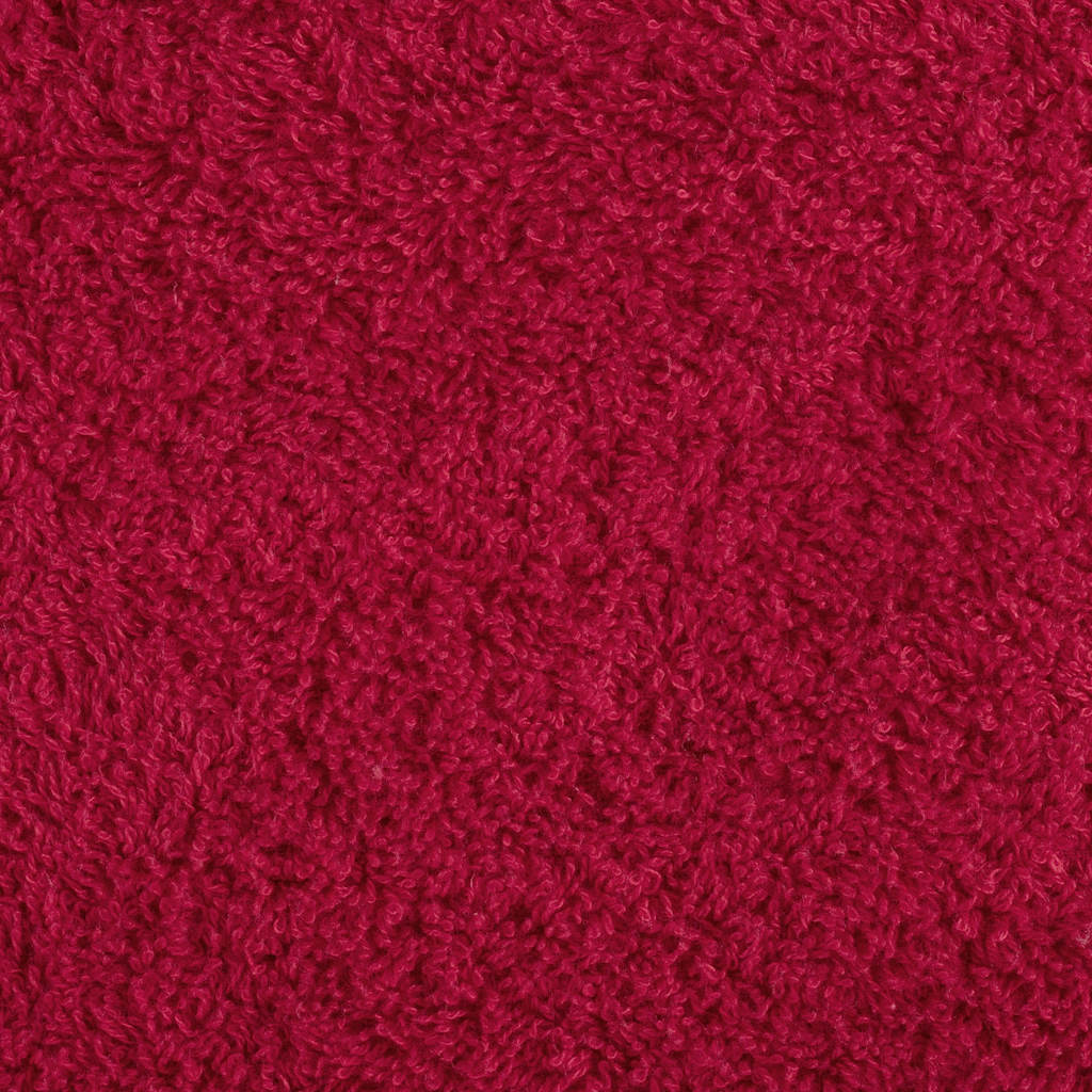 vidaXL Serviettes de sauna de qualité supérieure SOLUND 10 pcs rouge - Image 5