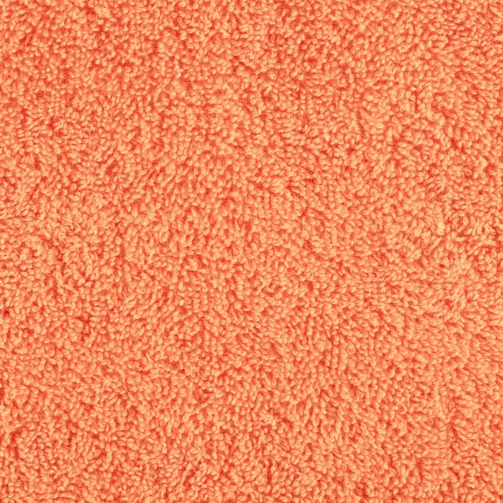 vidaXL Serviettes de sauna de qualité supérieure SOLUND 2 pcs orange - Image 5