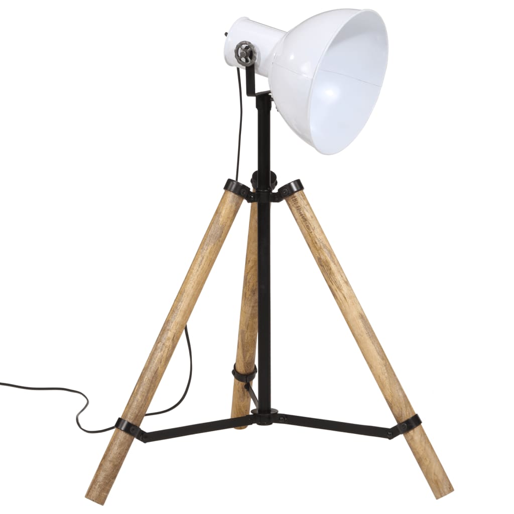 vidaXL Lampadaire 25 W blanc 75x75x90-150 cm E27 - Image 6