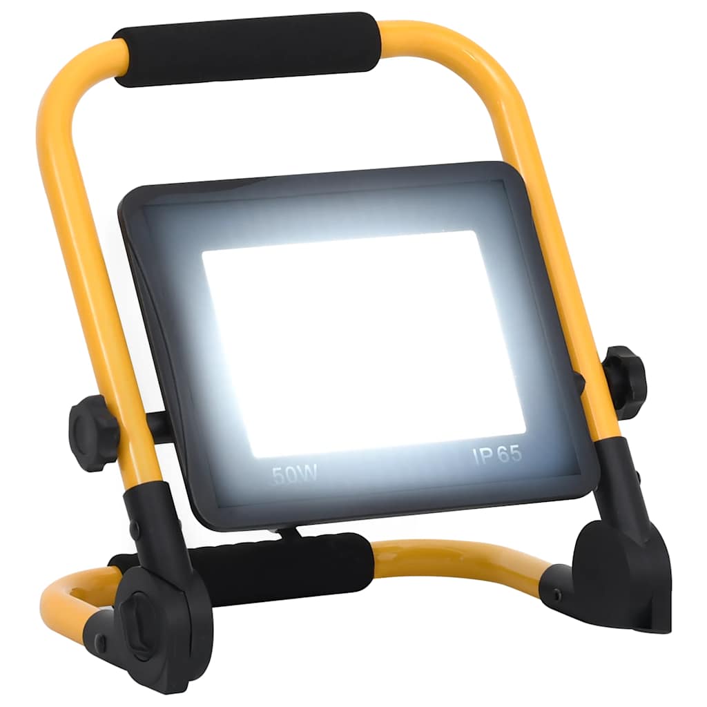 vidaXL Projecteur à LED avec poignée 50 W Blanc froid