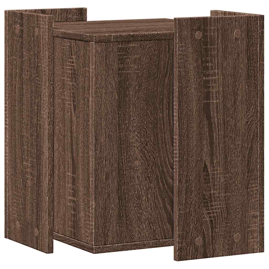 vidaXL Meuble de bac à litière pour chat chêne marron bois ingénierie - Image 6