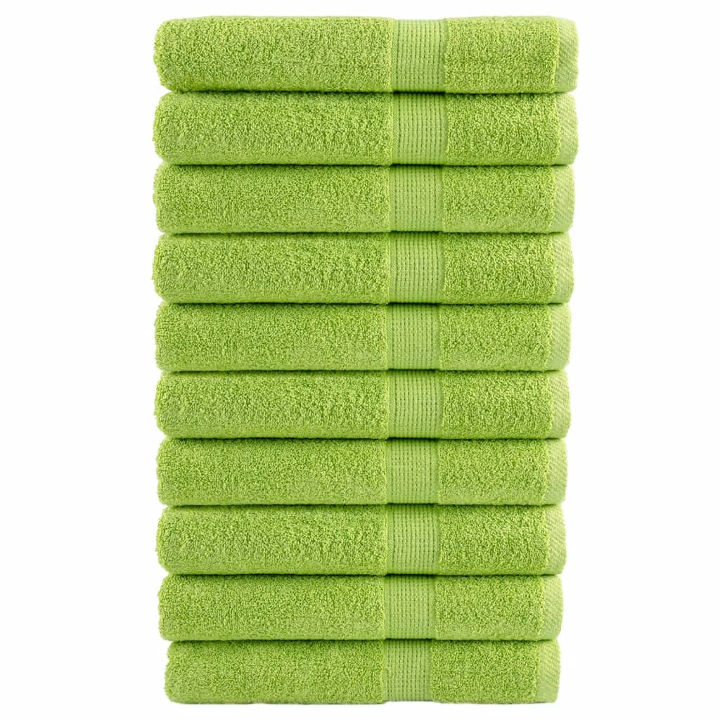 vidaXL Serviettes de sauna de qualité supérieure SOLUND 10pcs 600 g/m²
