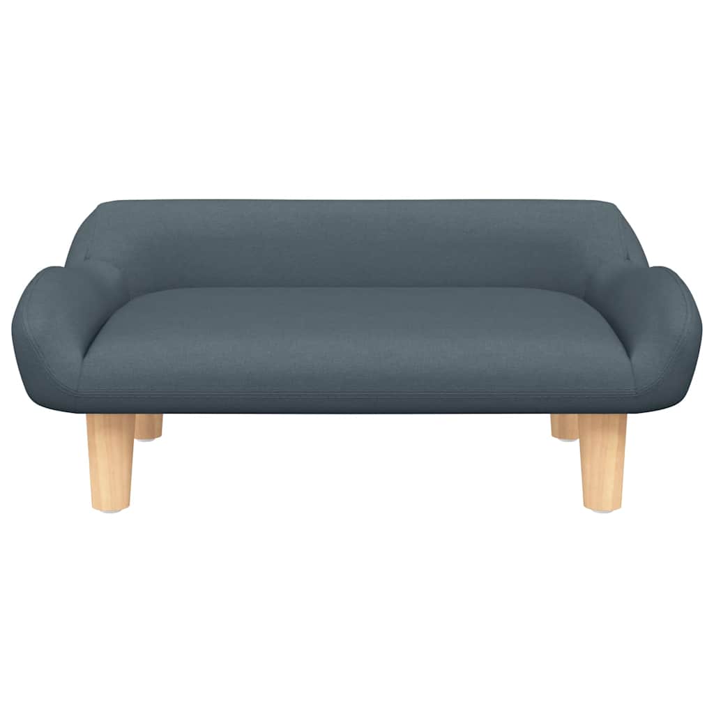 vidaXL Lit pour chien gris foncé 70x40x24 cm tissu - Image 3