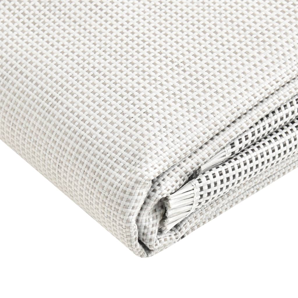 vidaXL Tapis de tente 400x250 cm Gris - Image 3