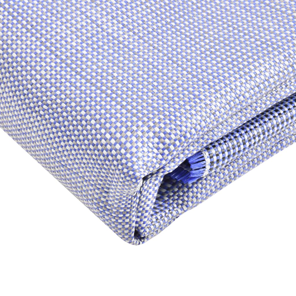 vidaXL Tapis de tente 600x250 cm Bleu - Image 3
