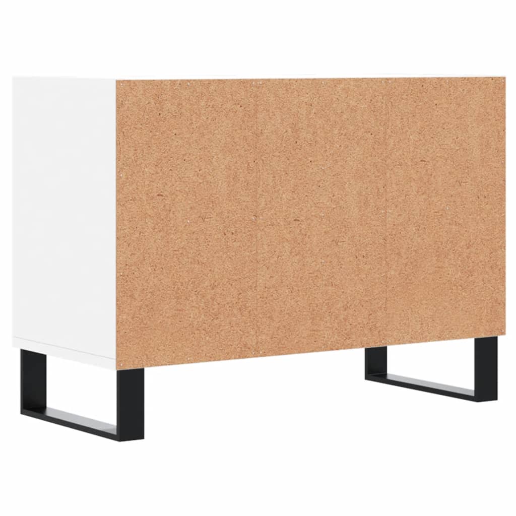 vidaXL Meuble TV blanc 69,5 x 30 x 50 cm bois d'ingénierie - Image 6