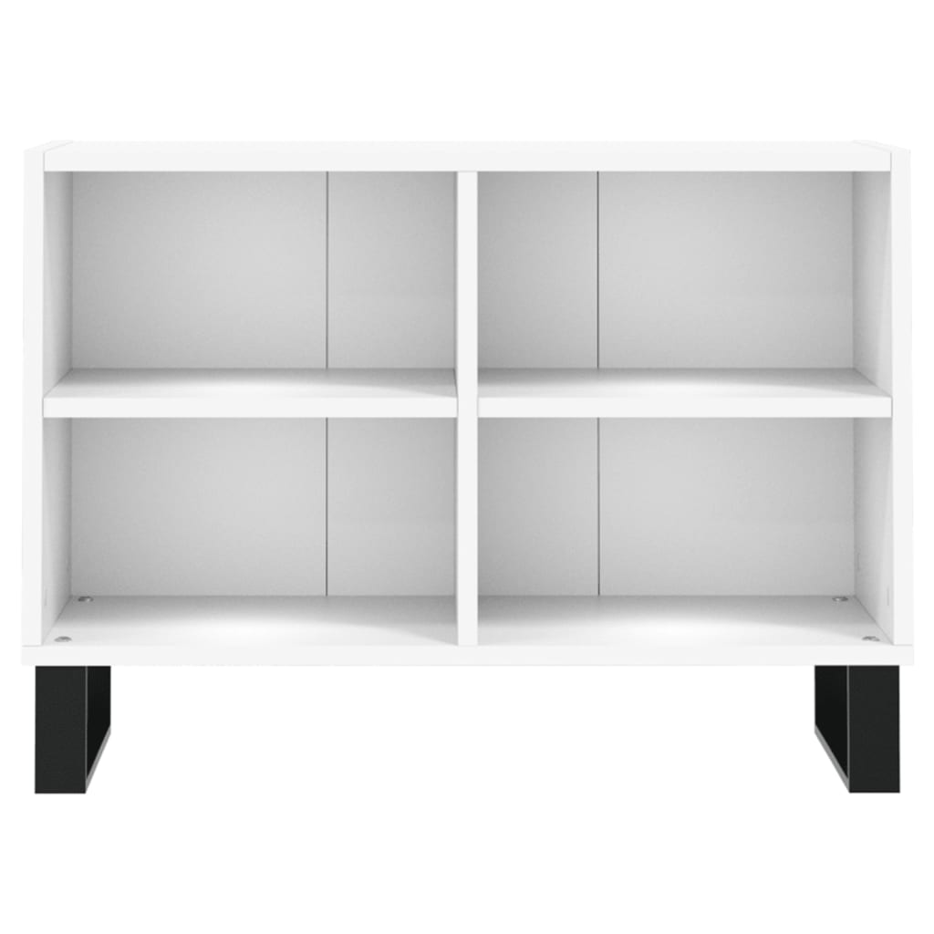 vidaXL Meuble TV blanc 69,5 x 30 x 50 cm bois d'ingénierie - Image 4