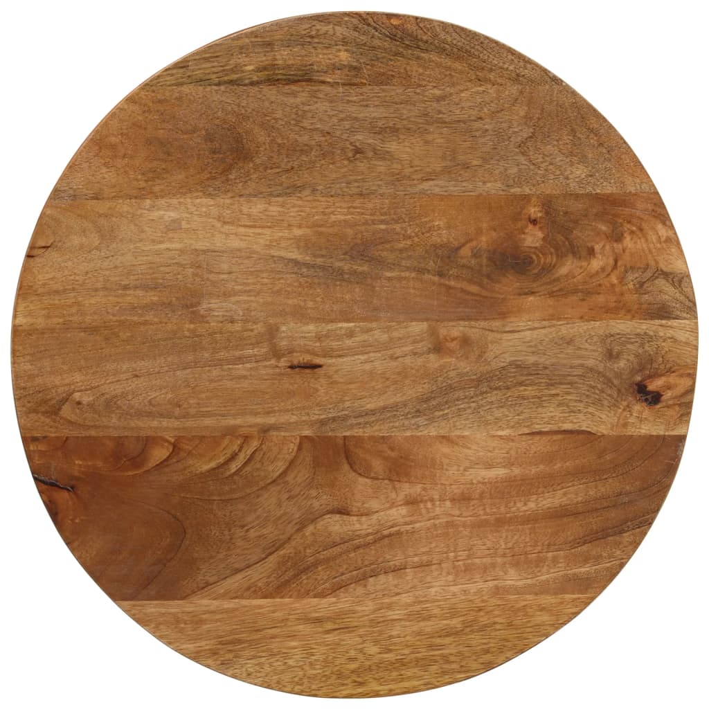 vidaXL Tablero de mesa redondo madera maciza de mango Ø 60x3,8 cm