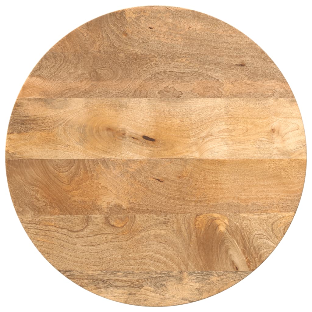 vidaXL Tablero de mesa redondo madera maciza de mango Ø 60x3,8 cm